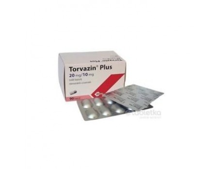 Torvazin Plus 10 mg/10 mg. 30 capsules